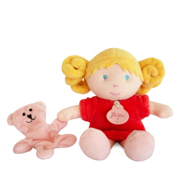 Bambola Doudou Jolijou Miss Coral 21 cm