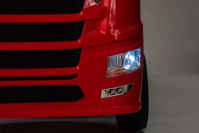 Auto elettrico Scania rosso 4x4