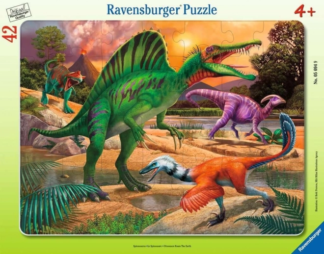 Puzzle Dinosauri 42 Pezzi