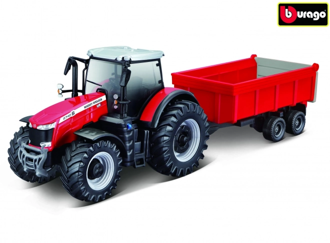 Trattore Massey Ferguson con Rimorchio