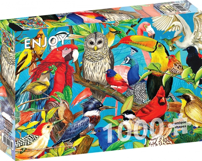 Enjoy puzzle follia piumata 1000 pezzi