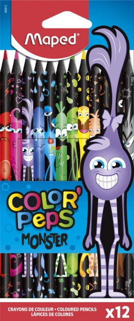 Pastelli Color'Peps Monster MAPED 12 pezzi