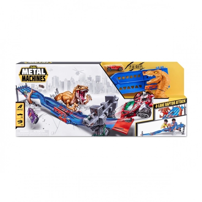 Zuru Metal Machines pista da corsa attacco Raptor