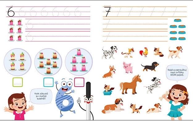 Quaderno per bambini in età prescolare Numeri e calcolo