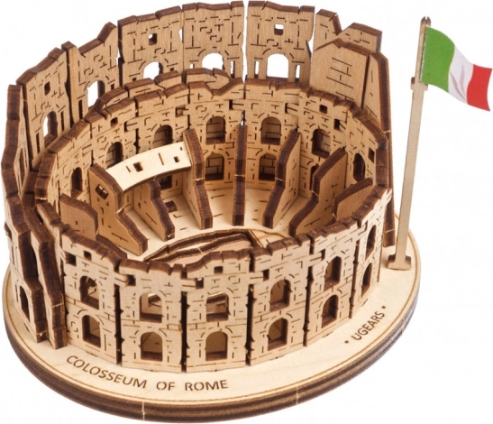 Ugears Puzzle meccanico in legno 3D Colosseo