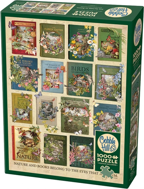 Puzzle Natura nei Libri 1000 Pezzi