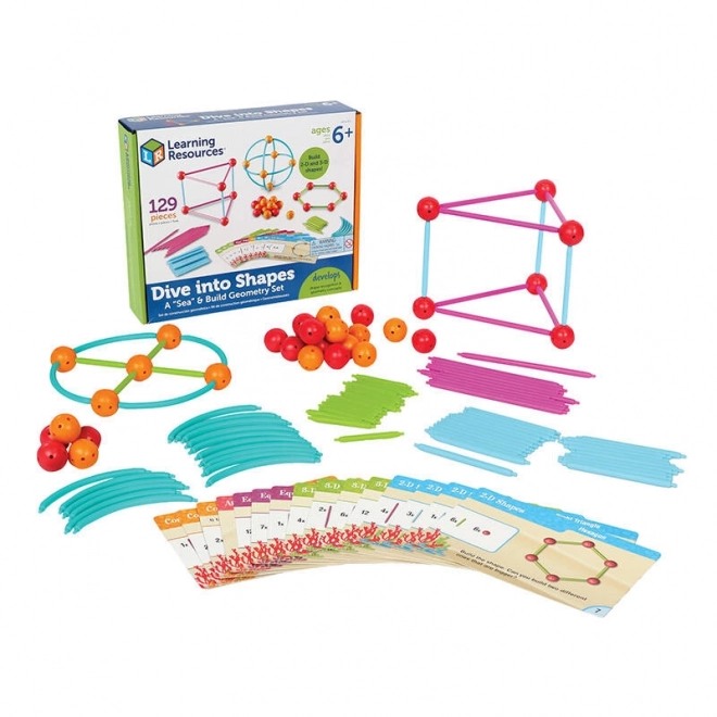 Set di costruzione di forme geometriche per bambini