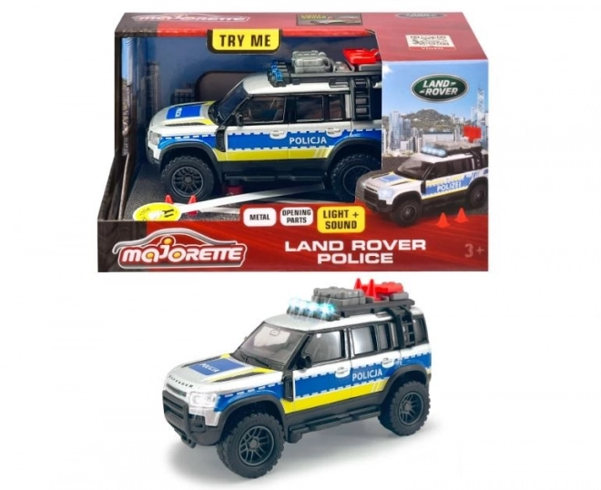 Fuoristrada Polizia Land Rover Majorette