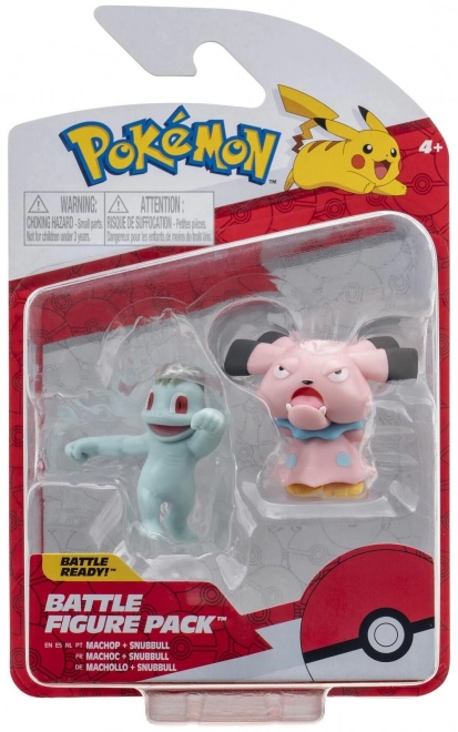 Pokemon Machop e Snubbull figure da collezione