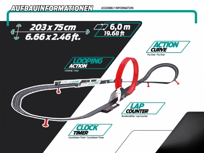 Set da corsa Carrera GO!!! Formula Qualifying Challenger Mercedes Hamilton