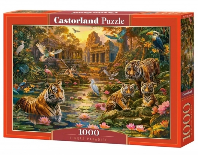 Puzzle 1000 pezzi Paradiso delle tigri