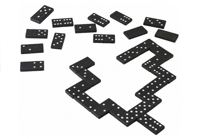 Gioco Domino in Scatola di Legno 28 Pezzi