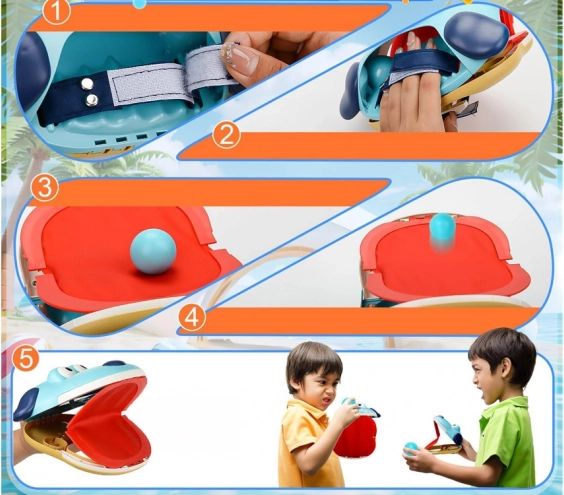 Set per lo sport - gioco di abilità Tiro del Cane con 4 palline