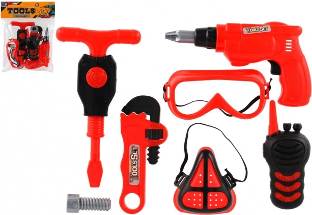 Set di attrezzi in plastica per bambini