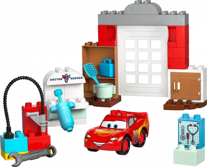 LEGO DUPLO Disney Saetta McQueen e visita al garage del dottor Hudson