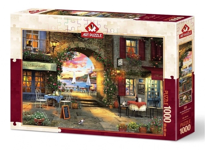 Puzzle Ristorante sulla Costa 1000 Pezzi