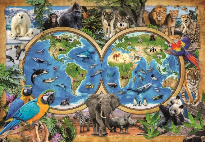 Puzzle Meraviglioso Mondo degli Animali
