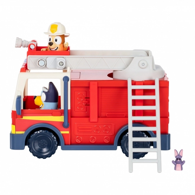 Set di personaggi Bluey Camion dei pompieri