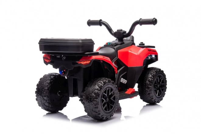 Quad elettrico rosso per bambini