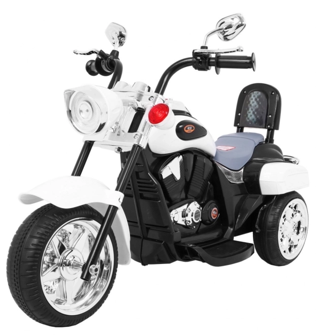 Motocicletta Chopper NightBike bianca – bianco