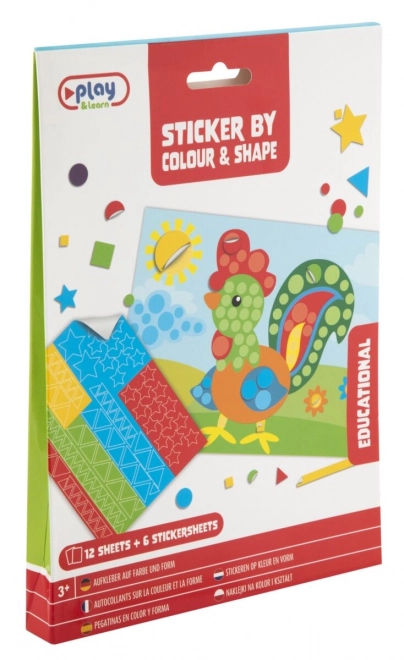Mosaico Creativo per Bambini con Adesivi