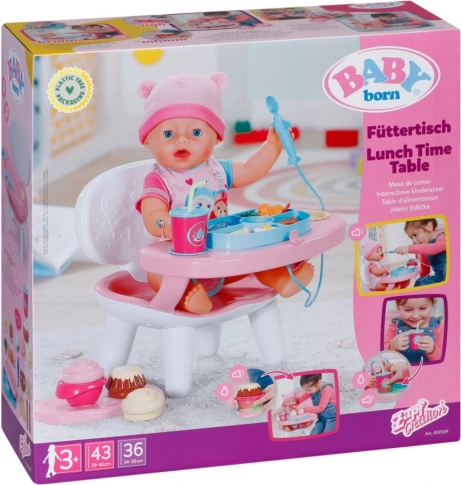 Seggiolone BABY born con suoni e luci per bambole