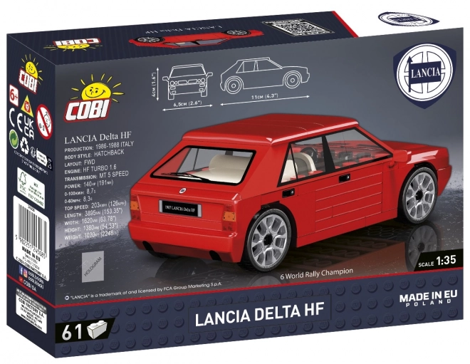 Modello Lancia Delta HF rally 1987