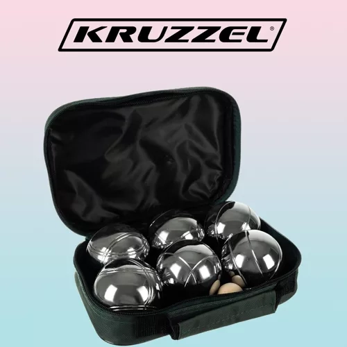 Set di Boule da Gioco con 6 Boule e Custodia