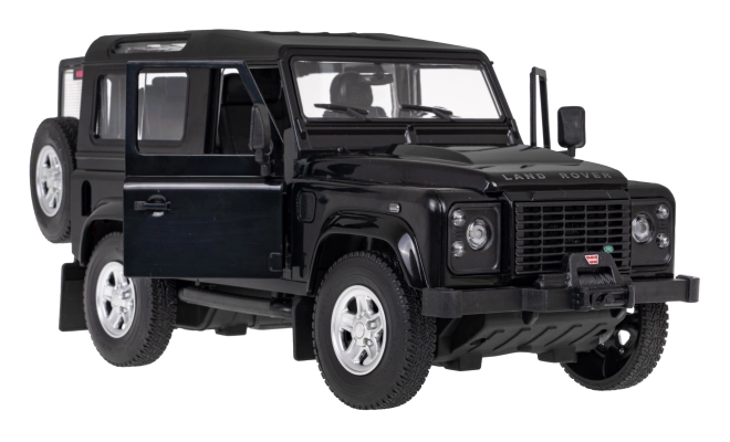 Land rover defender modello RASTAR 1:14 con telecomando giallo – nero