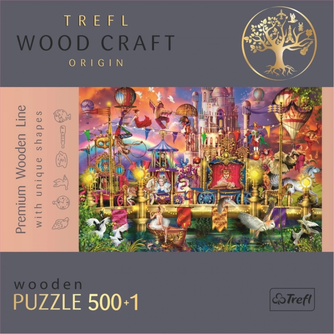 Puzzle in legno magia del mondo 501 pezzi