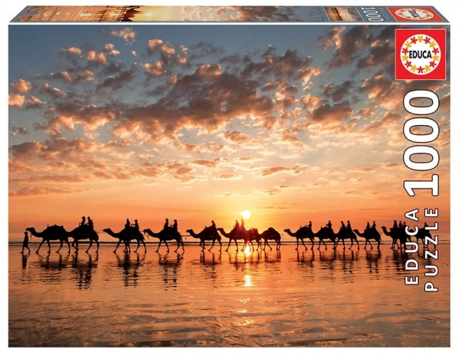 Puzzle Tramonto dorato su Cable Beach 1000 pezzi Educa