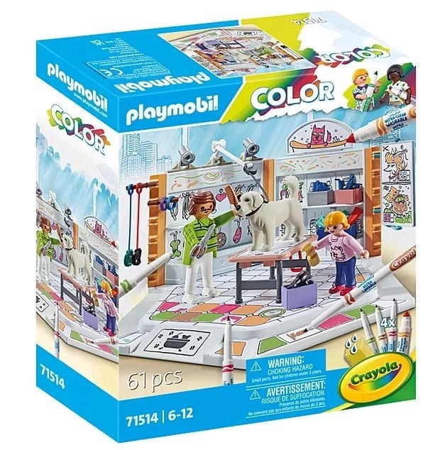 Set di figure Playmobil Salon di bellezza per cani