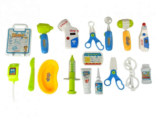 Carrello Medico da Gioco con Accessori EKG
