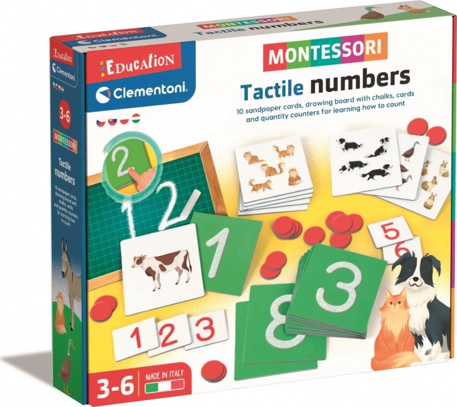 Clementoni Set Montessori: Numeri Tattili