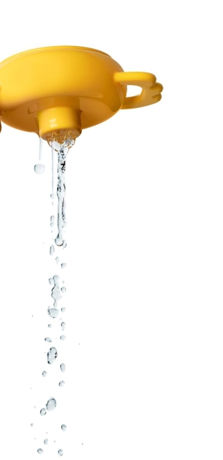 Raccoglie e spruzza l’acqua
