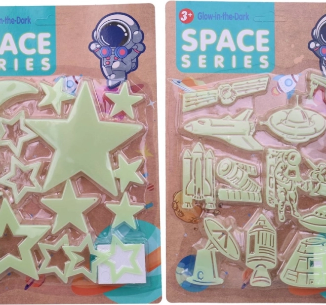Decorazione luminosa a tema spaziale 30 x 21 cm