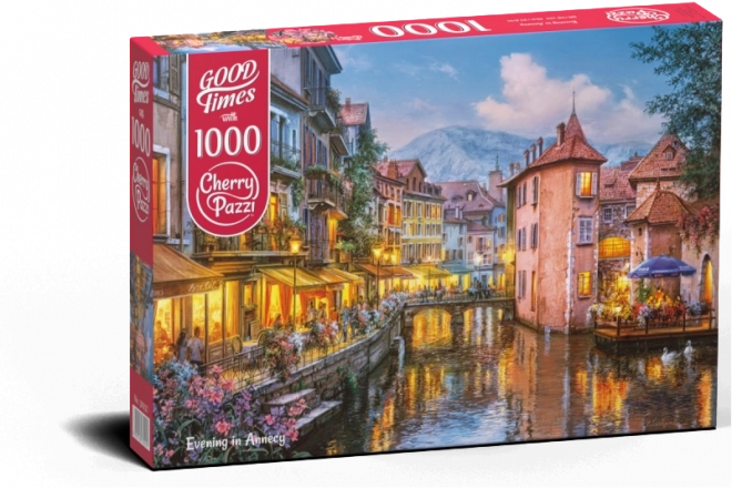 Puzzle Serata a Annecy 1000 Pezzi