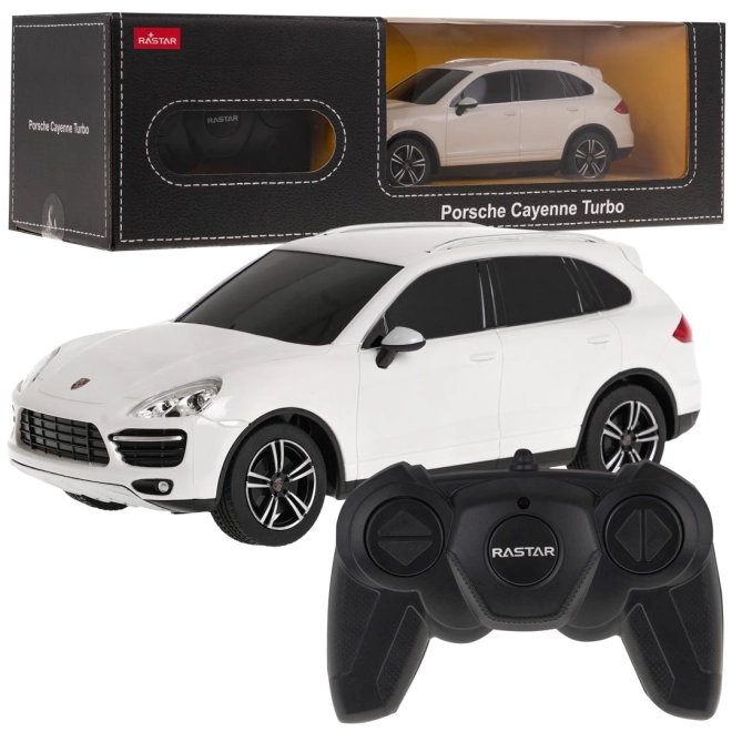 Porsche Cayenne Turbo Rastar Telecomandata in Scala 1:24 – bianco