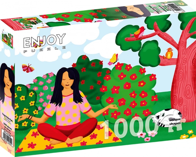 Puzzle Yoga nel Parco 1000 Pezzi