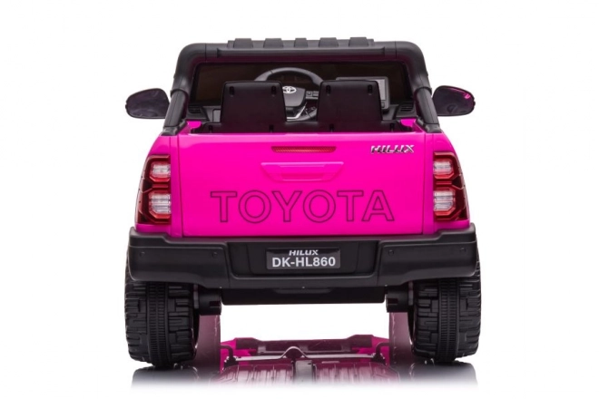 Auto elettrico per bambini Toyota Hilux Rosa