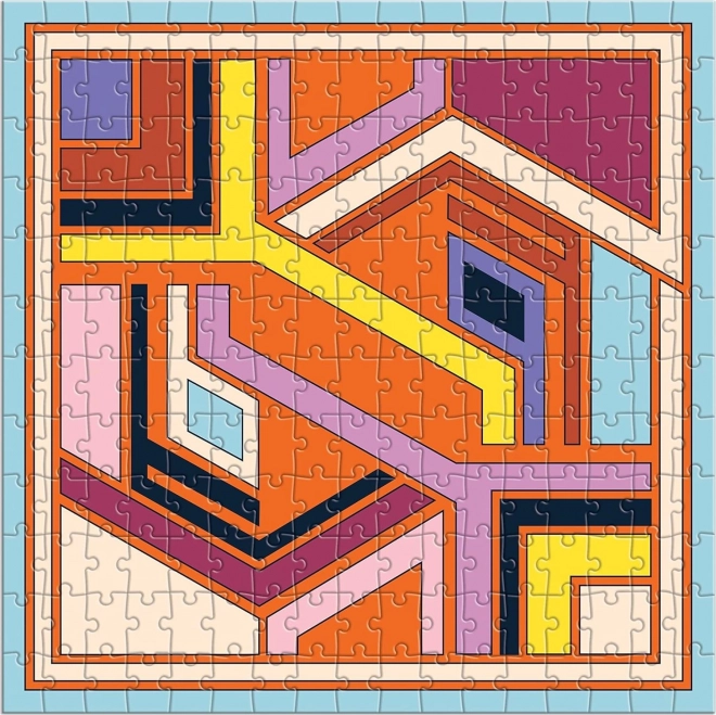 GALISON Puzzle quadrato Frank Lloyd Wright: Blocchi tessili 4x200 pezzi