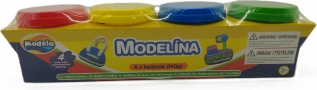Pasta modellabile MODELO 4×140 g – colori assortiti
