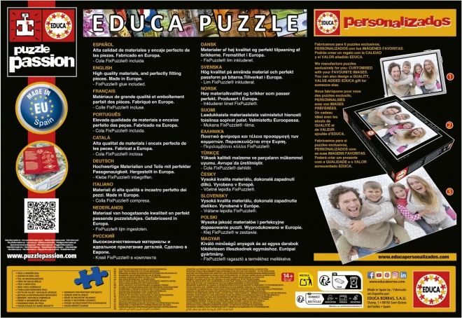 Puzzle Pavoni Indiani EDUCA 1500 pezzi