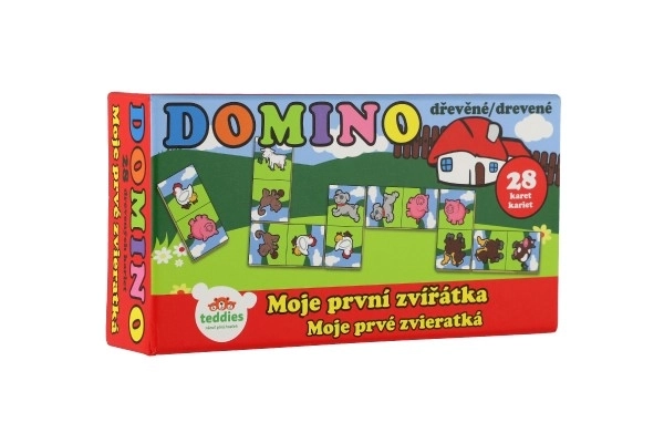 Domino animali in legno - il mio primo gioco