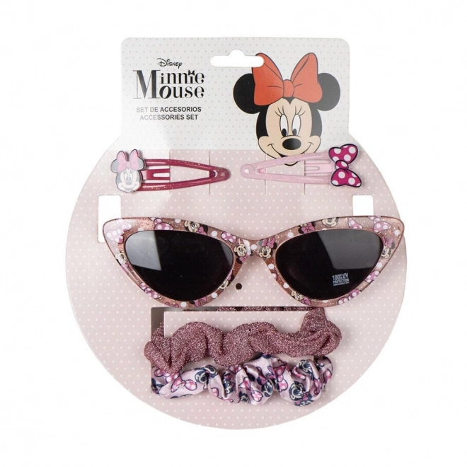 Set occhiali da sole e accessori per capelli Minnie