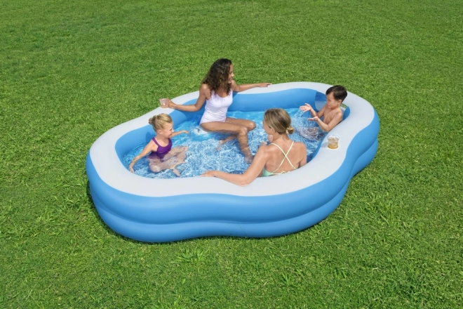 Piscina Gonfiabile Familiare BESTWAY con Finestre e Sedile