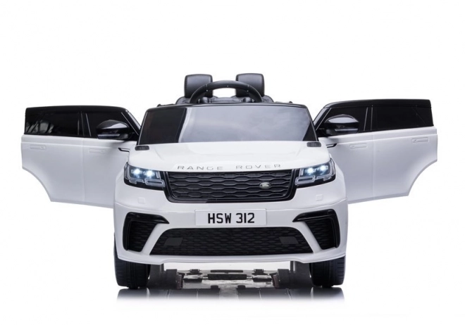 Auto elettrico per bambini Range Rover bianco