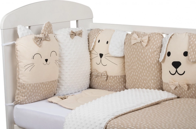 Bubaba set da letto per bebè Sleep Guardian 12 pezzi beige