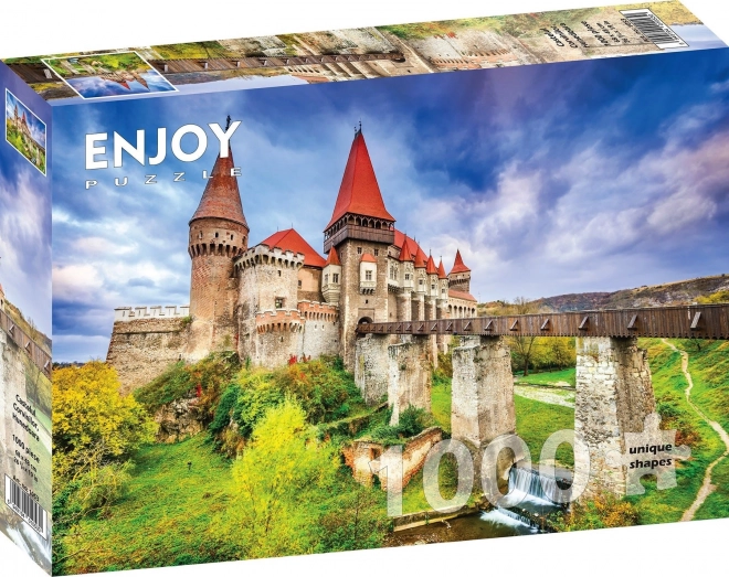 Puzzle Enjoy Castello di Corvino Hunedoara Romena 1000 pezzi