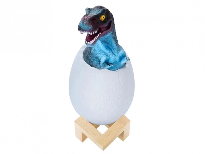 Lampada notturna dinosauro tirannosauro uovo RGB LED per bambini